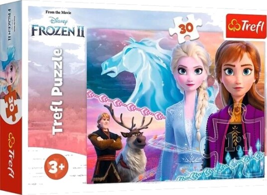 Trefl Puzzle Frozen The courage of the sisters 30 pieces Gulv Trefl Puzzle Frozen The courage of the sisters 30 pieces Gulv