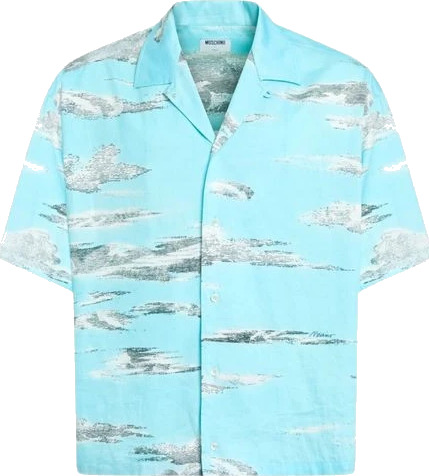 Moschino Herre Skjorter Blå S, Moschino Herre Skjorter Blå S,