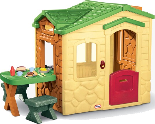 Little Tikes Lekestue Med Bord Natural