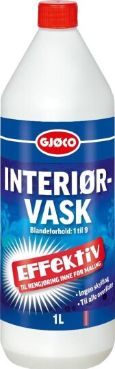 Gjøco interiørvask konsentrat før maling 1 l