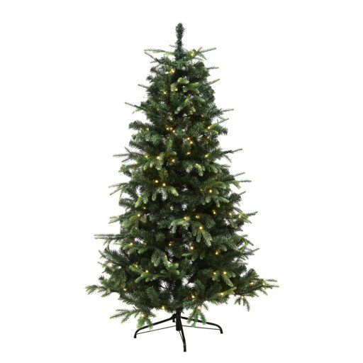 Nordic Winter Vigga kunstig juletre med lys, 200 x 134 cm