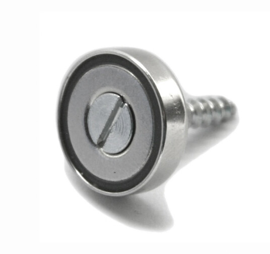 SuperMagneter Forsenket Potmagnet Ø 16 Mm Med Borehull   Holder 4 Kg