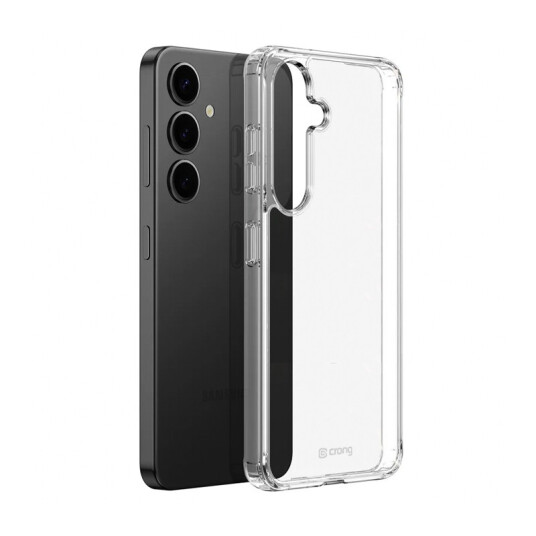 Crong Crystal Shield Gjennomsiktig Mobildeksel for Samsung Galaxy S25 Crong Crystal Shield Gjennomsiktig Mobildeksel for Samsung Galaxy S25