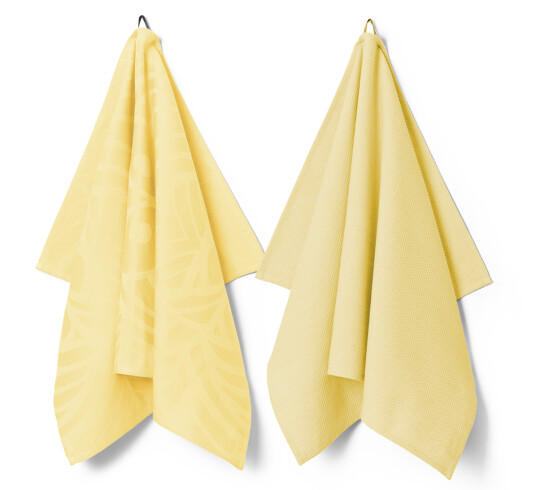 Georg Jensen Damask Easter & 1959 kjøkkenhåndkle gul 2-pk