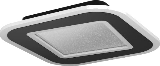 Eglo Macchioni Loft 380X380 Cct 2360 Lm Dimmbar. Sort M/Krystalleffekt