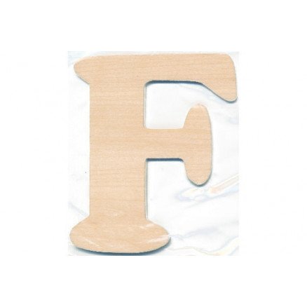 Craft Line Trebokstav F 10x0,4cm 1 stk Craft Line Trebokstav F 10x0,4cm 1 stk