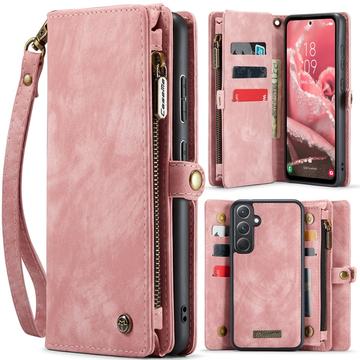 Caseme 008 Samsung Galaxy A36 2 i 1 Multifunksjonell Lommebok deksel Rosa