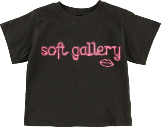 Soft T skjorte   Dominique   Neon lipSoft   5 år 110   T skjorte   Svart