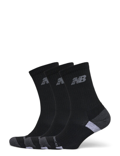 New Balance Performance Cushioned Crew 3 Pack - Black - XL
