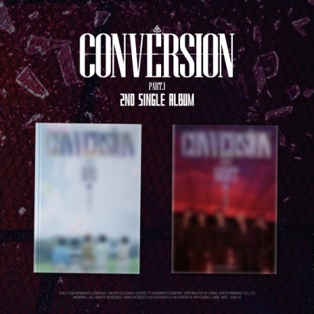 ASC2NT  Conversion Part.1  Random Cover  incl. Photobook, Postcard, Folded Poster, Lyrics Poster, Mini Photocard + 2 Photocards  CD