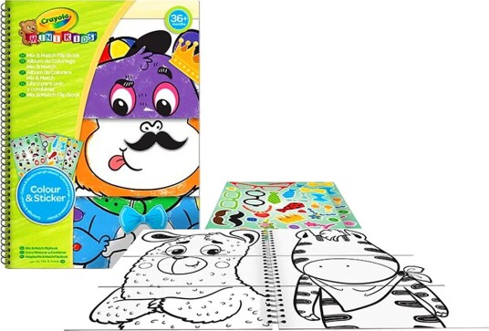 Crayola Crayola Mini Kidstoday Feel Mix & Match Flip Book Multi/patterned ONE SIZE