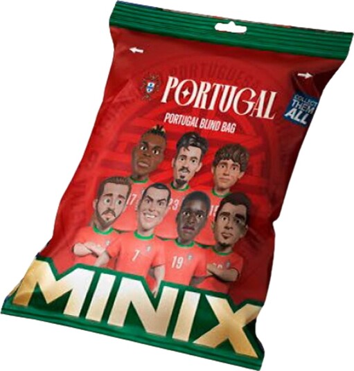 Minix Figur Blind Rygg World Cup Portugal Minix Onesize Lekefigur Grønn Rød
