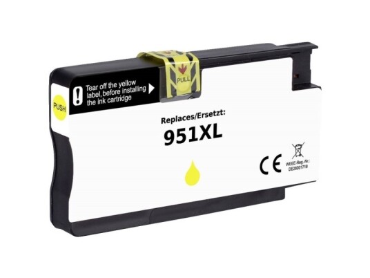 Renkforce Blæk Erstatter Hp 951 Xl (Cn048ae) Kompatibel Gul Rf-5706060 Renkforce Blæk Erstatter Hp 951 Xl (Cn048ae) Kompatibel Gul Rf-5706060