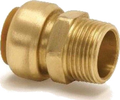 Tectite Overgang Muffe/Nippel 18 Mm X 34"" Rødgods
