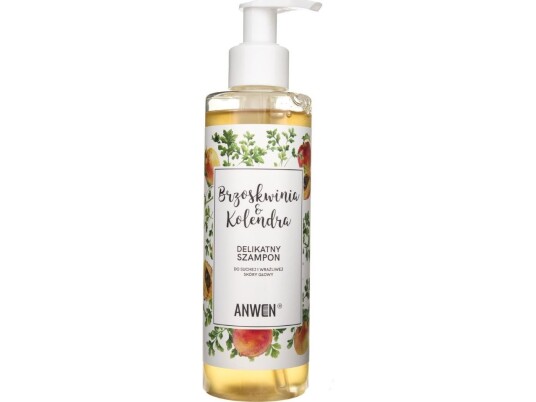 Anwen_Shampoo For Dry And Sensitive Scalp Peach &Amp  Coriander 200Ml