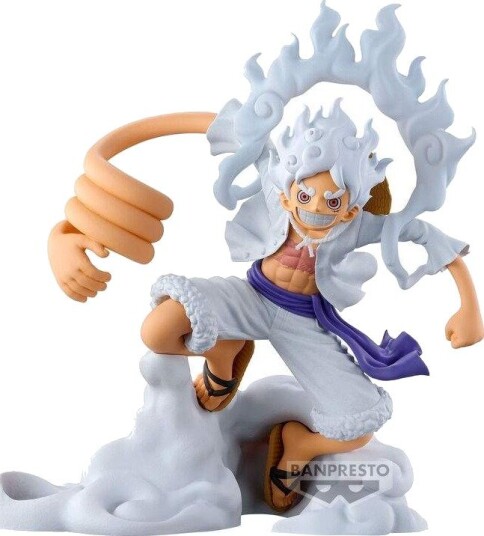 Northix One Piece Monkey D. Luffy Gear 5 figur 10 cm samleobjekt