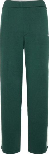 Prohibited Varsity Knitted Trackpants - DARK GREEN - M Prohibited Varsity Knitted Trackpants - DARK GREEN - M