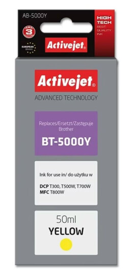 Original blekkpatron Activejet AB-5000Y Gul