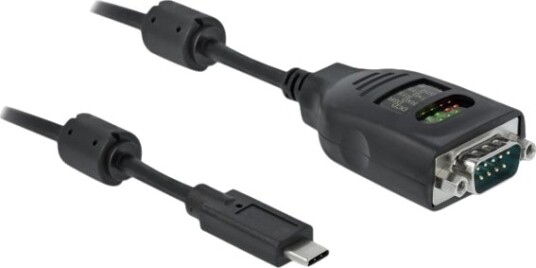 Delock Seriell Adapter Usb-C Rs-232 X 1 Svart