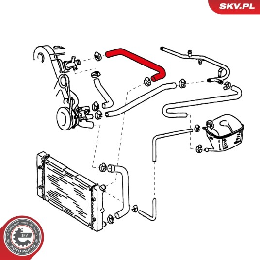 Radiatorslange ESEN SKV 24SKV383 Radiatorslange ESEN SKV 24SKV383