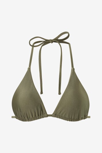 Drop Of Mindfulness Bikini BH Swim Triangle Bikini Top Grønn