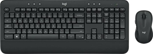 Logitech MK545 Trådløst Tastatur og Mussett med Håndleddstøtte - Svart - QWERTY US International