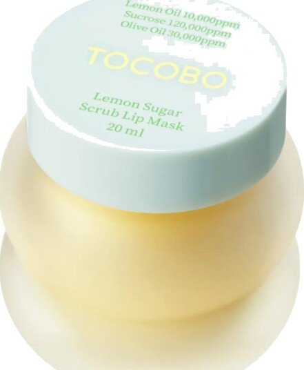 Tocobo Lemon Sugar Scrub Lip Mask