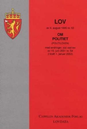 Lov om politiet (politiloven) av 4. august 1995 nr. 53
