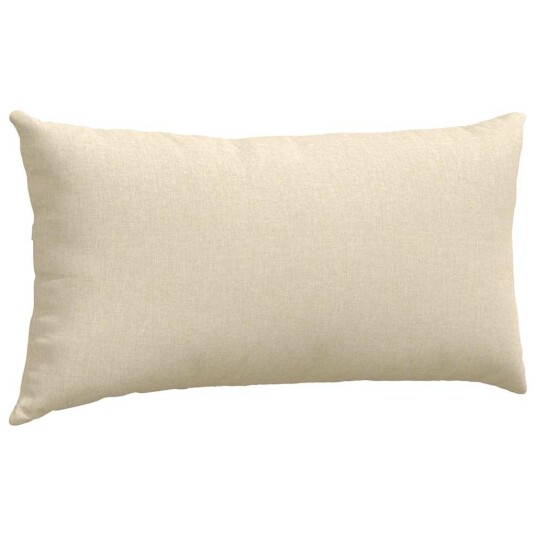 Sofaputer 2 pcs Krem 80 x 40 cm stoff