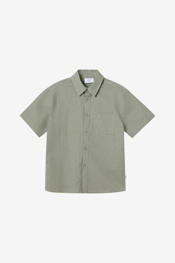 Grunt Skjorte Vap Linen Shirt Grønn