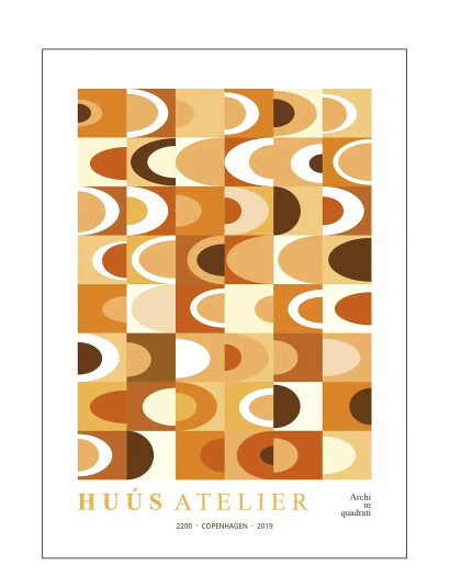 Poster & Frame Archi-Rosa - Multi/patterned - 70X100CM