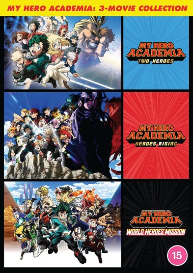 My Hero Academia 3 Movie Collection DVD My Hero Academia 3 Movie Collection DVD