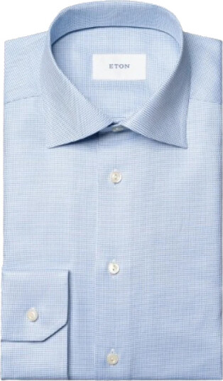 Eton Herre Skjorter Blå 7XL,