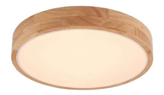 Lindby Milada LED-taklampe, eiketre