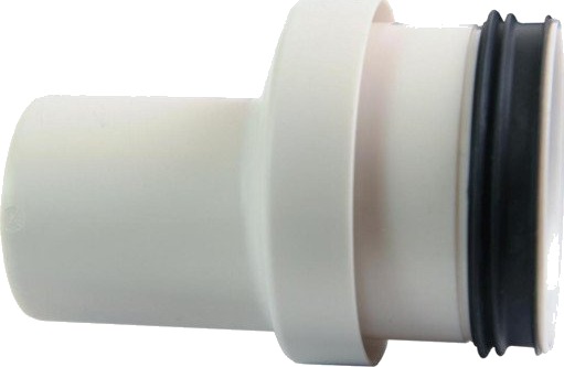 Smartline 75/50 mm overgang off white