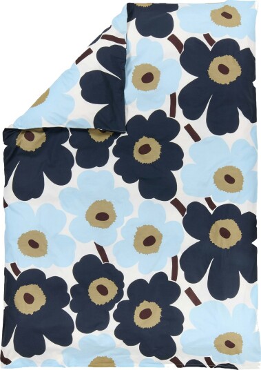 Unikko Dynetrekk 150x210 cm kaldblå / Blueberry Unikko Dynetrekk 150x210 cm kaldblå / Blueberry