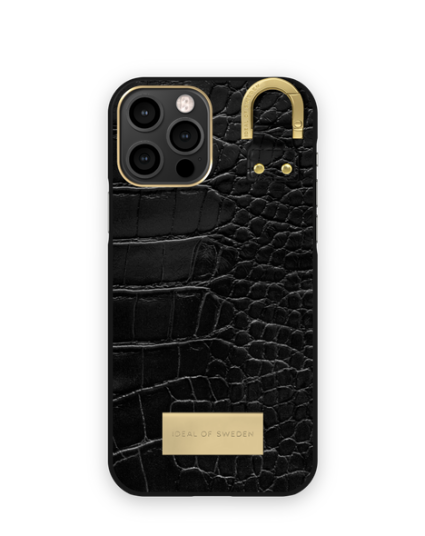 iDeal of Sweden Atelier Case Iphone 12/12p Black Croco