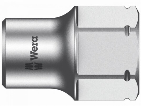 Wera 05003670001, 1 Stykker, Sekskantet, 25,4 / 4 Mm (1 / 4"), 7 Mm, Kromvanadiumstål, 18 Mm Wera 05003670001, 1 Stykker, Sekskantet, 25,4 / 4 Mm (1 / 4"), 7 Mm, Kromvanadiumstål, 18 Mm
