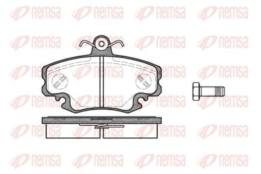 Bremseklosser REMSA 0141.10 Bremseklosser REMSA 0141.10