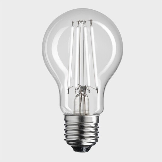 UNI WHITE Standardpære Klar E27 8W 2700K