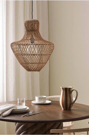 Ellos Home Taklampe Keira Brun