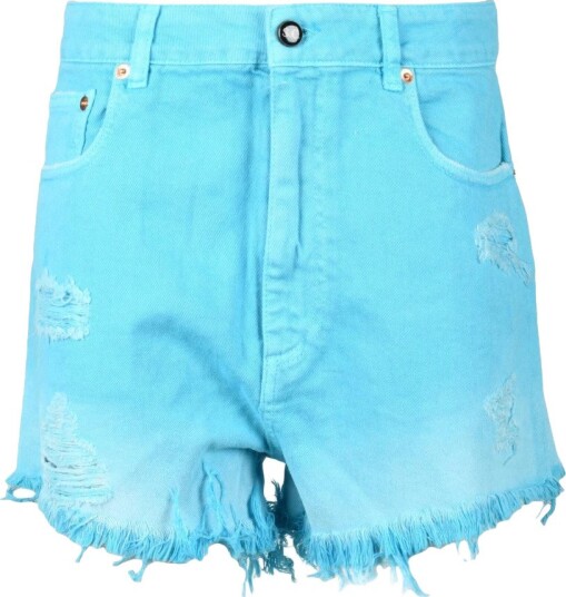 Semicouture, Dame, Shorts, Blå, W25, Semicouture, Dame, Shorts, Blå, W25,