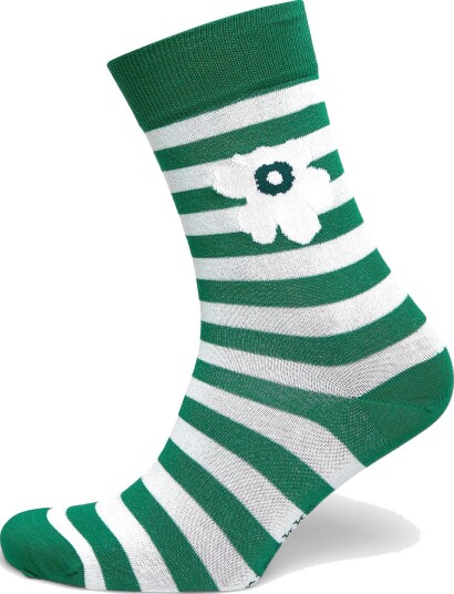 Marimekko Kasvaa Tasaraita Unikko One GREEN DARK GREEN WHITE 43 46