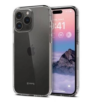 Crong Crg-Crslim-Ip1461p-Trs, Etui, Apple, 15,5 Cm (6.1"), Gjennomsiktig