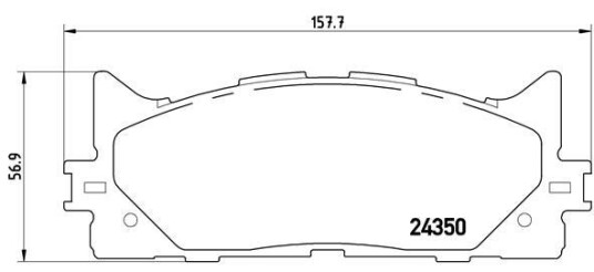 Bremseklosser BREMBO P 83 117 Bremseklosser BREMBO P 83 117