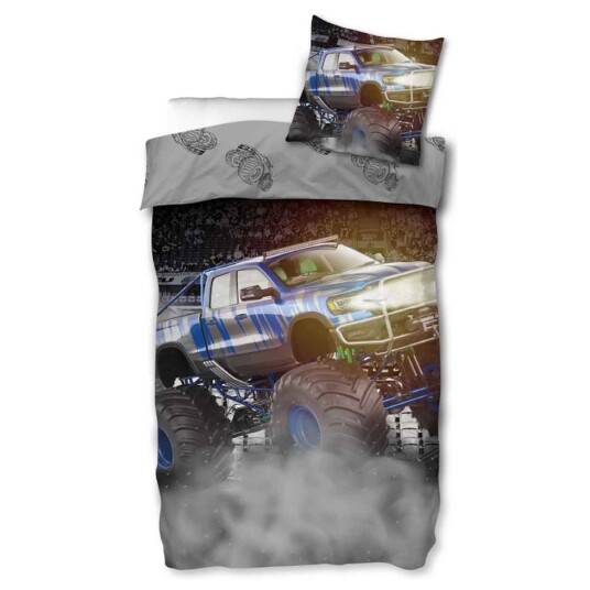 Licens Sengetøy barn Monstertruck 100x140 cm 100% bomull Licens Sengetøy barn Monstertruck 100x140 cm 100% bomull
