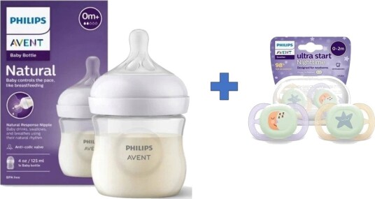 Philips Avent Natural Response Tåteflaske 125ml SCY900/01 0m+ Gjennomsiktig Philips Avent Natural Response Tåteflaske 125ml SCY900/01 0m+ Gjennomsiktig