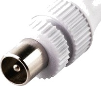 Schwaiger Kst30 532 Iec169-2 Hankjønn Hvit Schwaiger Kst30 532 Iec169-2 Hankjønn Hvit
