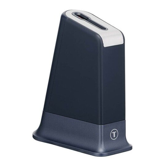 Tefal EverSharp Pro kokkekniv 16,5 cm m/knivblokk mørk blå Tefal EverSharp Pro kokkekniv 16,5 cm m/knivblokk mørk blå