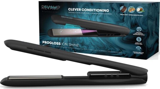 Revamp ST-1850 Progloss Ion Shine Rettetang - Svart